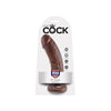 King Cock 8-Inch Cock Brown