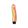 Funky Jelly Vibe 8 Inches - Orange-green