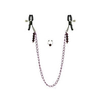 Purple Chain Nipple Clamps